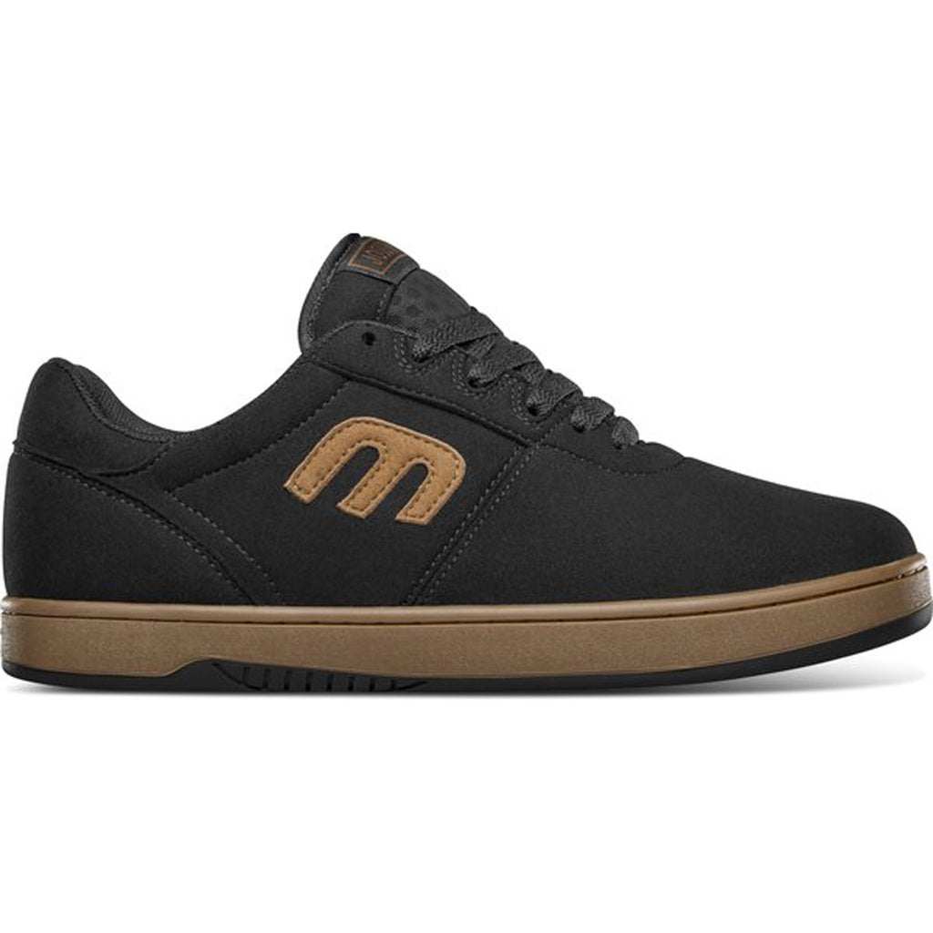 Etnies Josl1n Black/Brown shoe with Michelin rubber outsole, suede overlay, and padded collar.