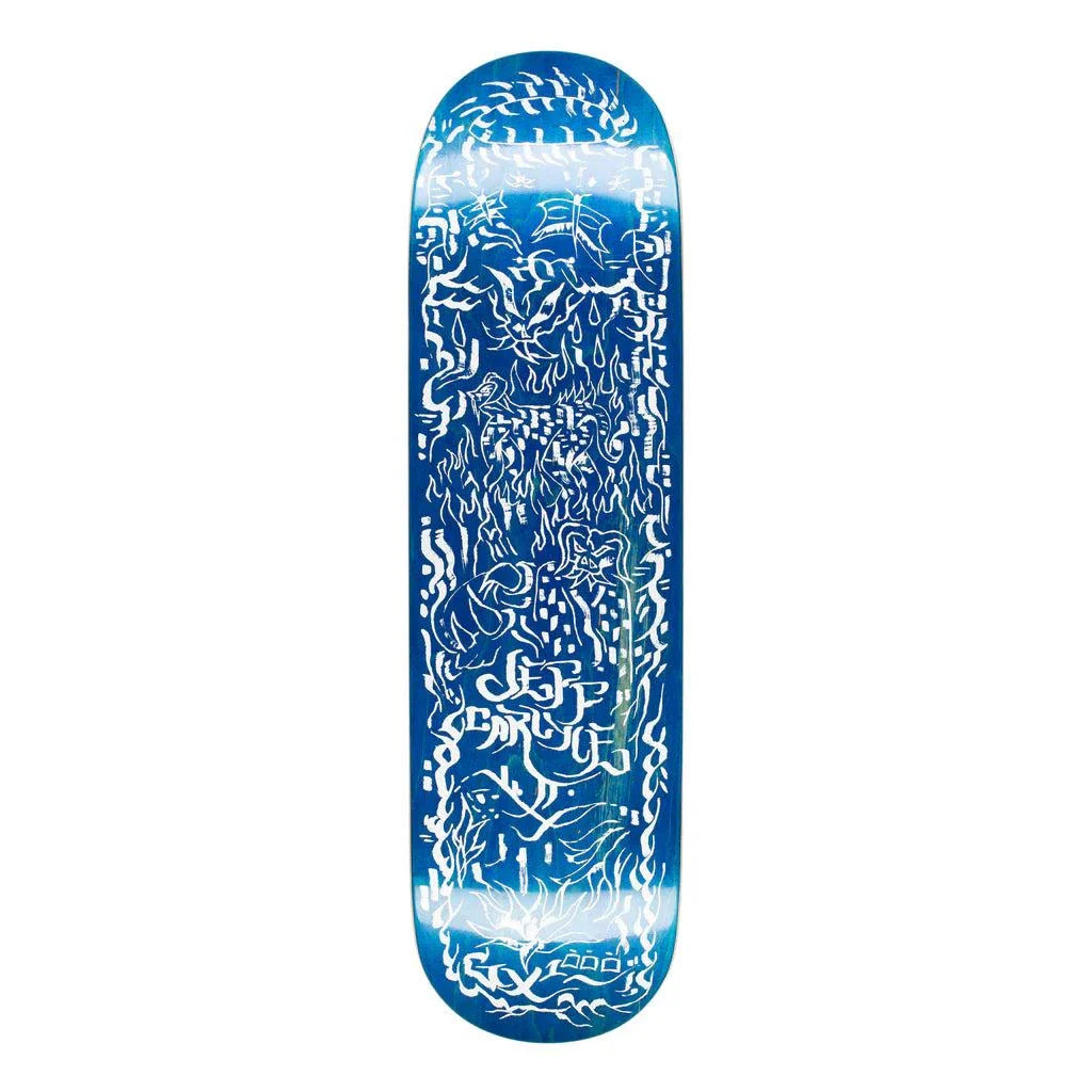 Hidas polttava musta skate-lauta "Carlyle", 8,5" x 32,125" tai 8,625" x 32,125", valmistettu BBS-tehtaalla, vaihtelevat pohjan viilut.