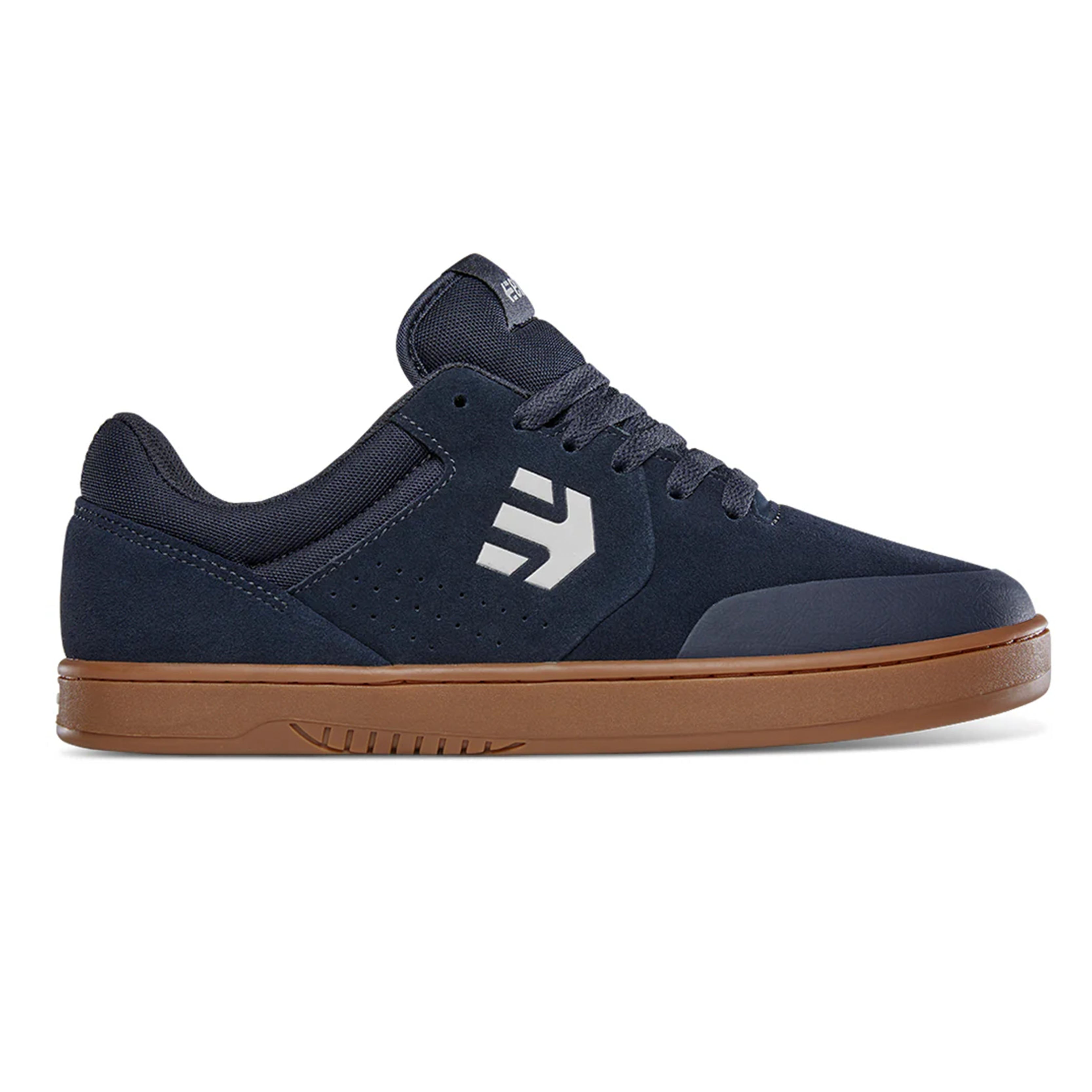 Etnies Marana skateboarding shoe with durable Michelin rubber outsole and injected rubber toe cap.