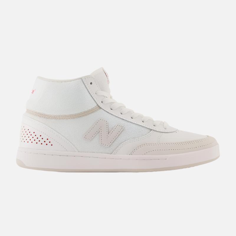NM440HPM high-top skate shoe with suede and mesh upper, durable cupsole, and ABZORB midsole.