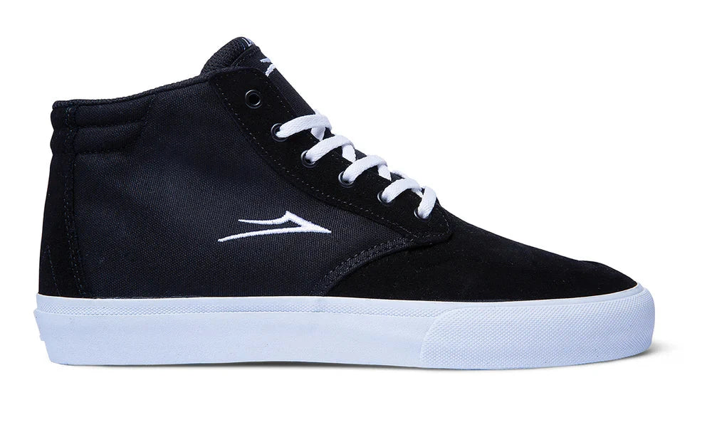 Riley 3 High skate shoe with embroidered branding and vulcanized construction.