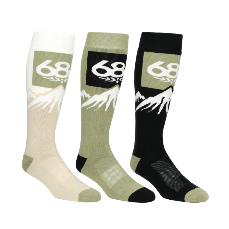 Snow Caps Socks - 3 Pack 25/26