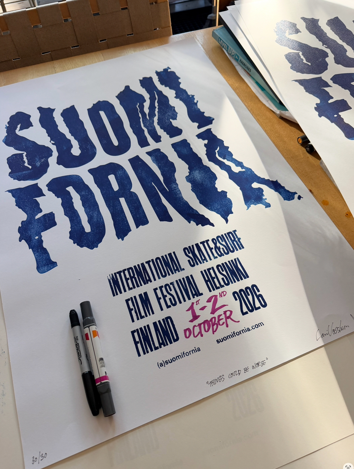 SUOMIFORNIA Poster 50x70 – LIMITED EDITION 30/30