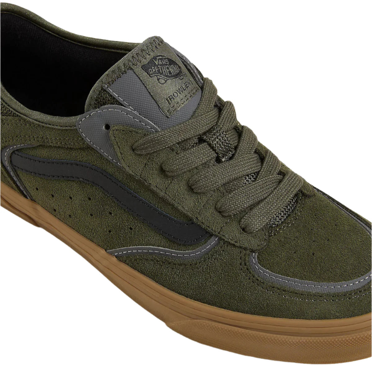 Skate Rowley Shoe, vihreä mokkanahka, vulkanoitu pohja, juhlavuosimalli.