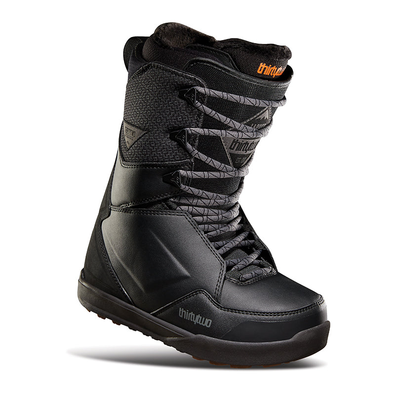 Black Lashed Women's snowboard boot with Performance Rubber Outsole and traditional lacing.