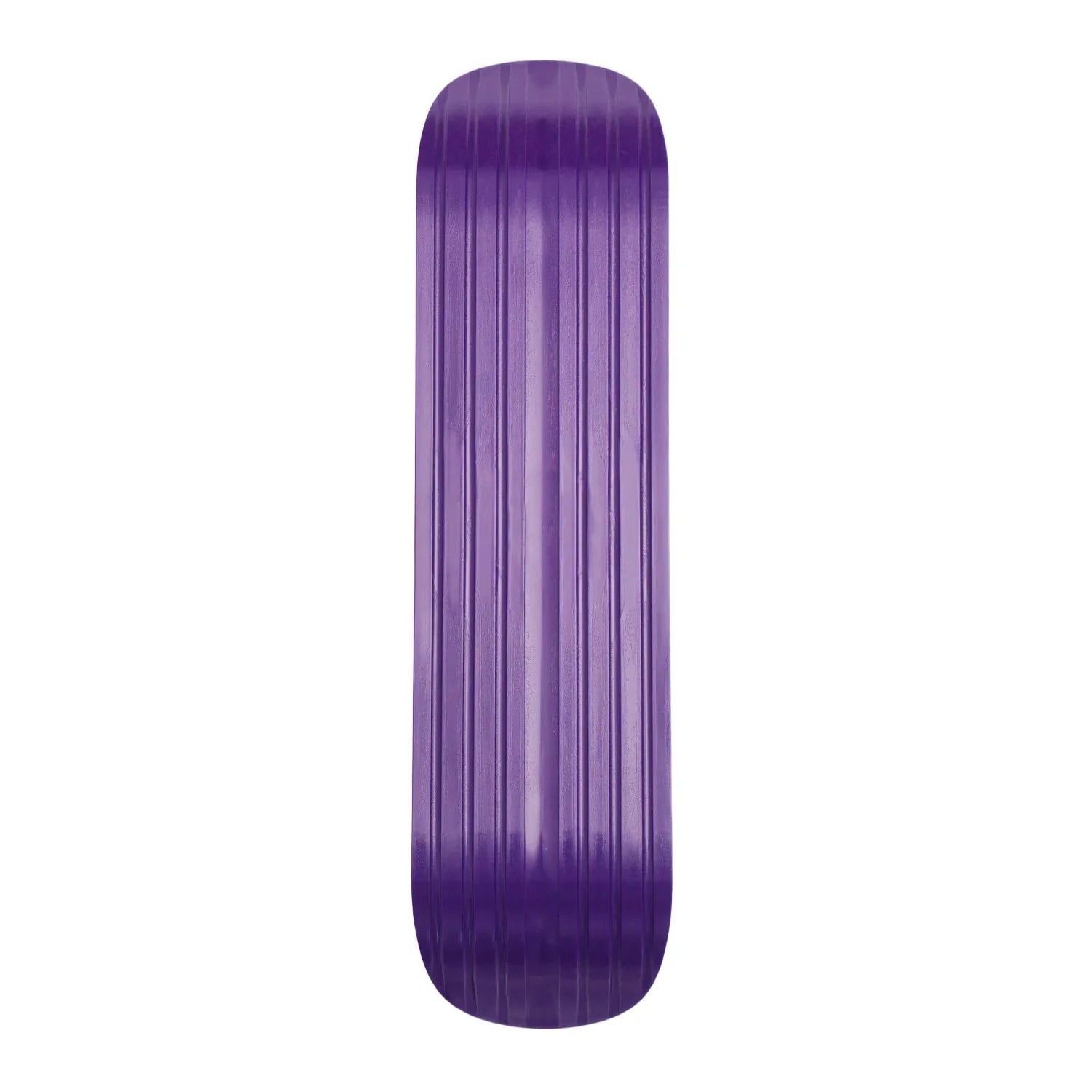 Jib Purple 32.5 x 8.5 snowskate with HDPE injected core, precision-7 channels, integrated top-concave, and EVA foam grip.