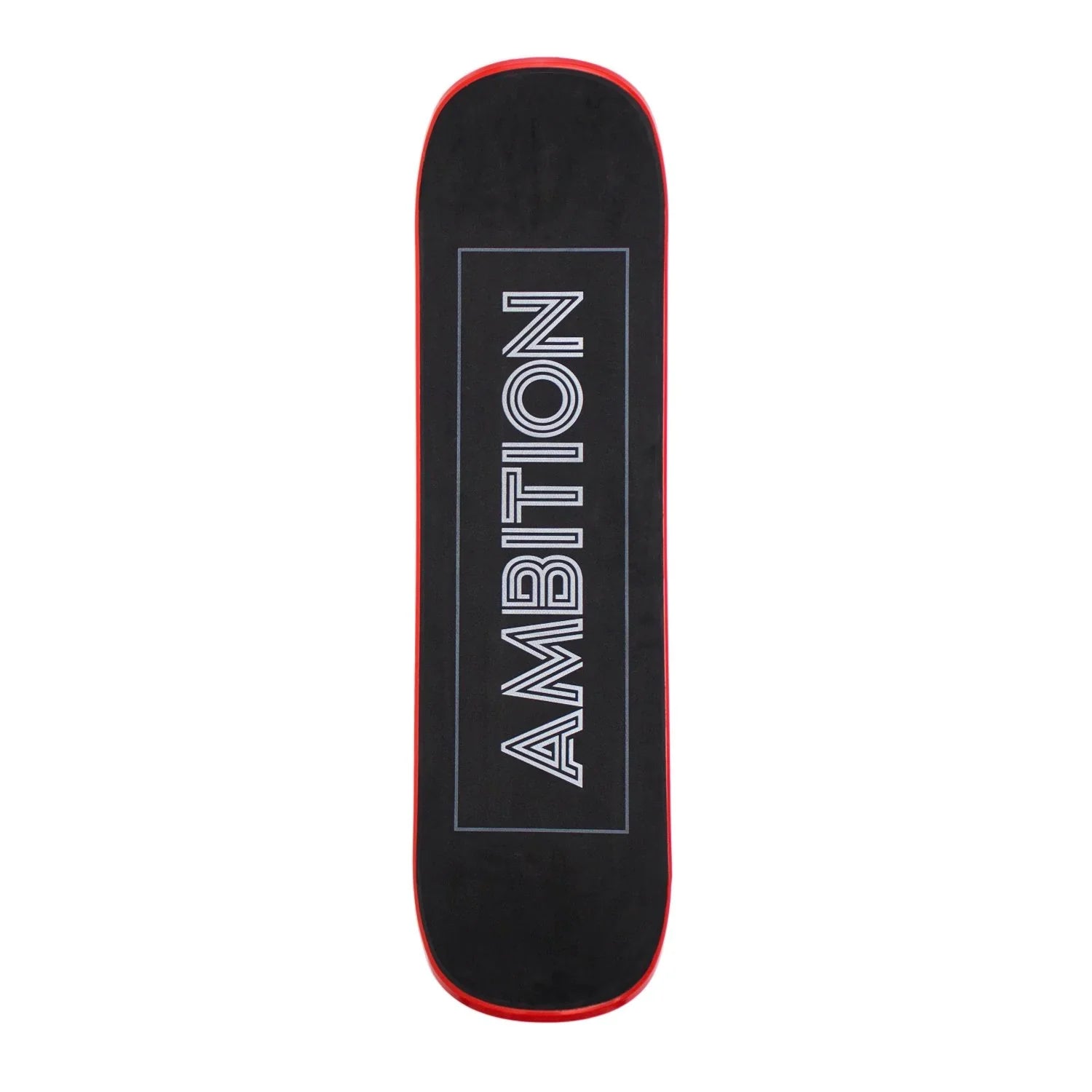 Jib Red 32.5 x 8.5 snowskate with HDPE injected core, EVA foam grip, and printed top logo. Made in Canada.