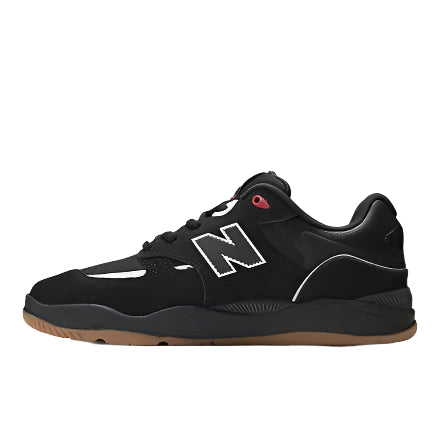 NM1010RB skate shoe by Tiago Lemos with black suede, leather, and mesh upper.