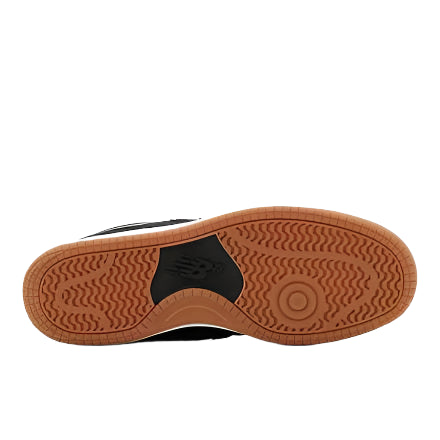 Sole view of NM480MGC skate-inspired shoe with gum outsole.