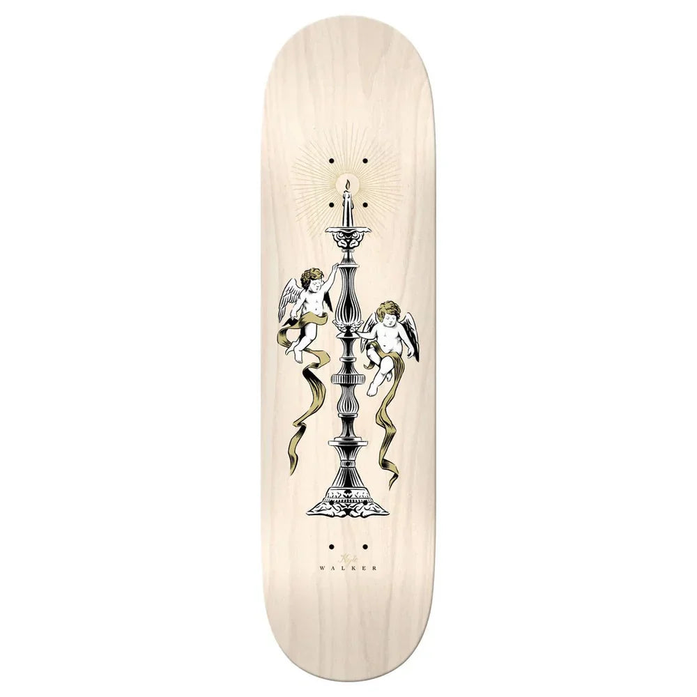 Kyle Walker Cherub 8.38" skeittilauta, 7-kerroksinen kanadanvaahtera, enkelikuvio.