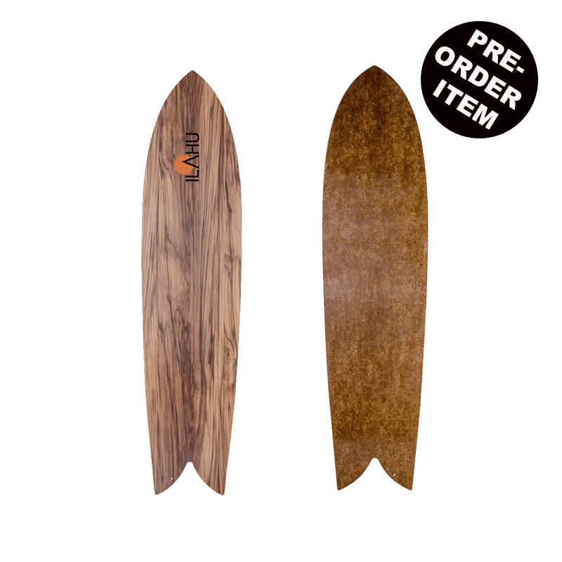 SEIPI WALNUT snowboard with traditional fish tail design, ideal for deep powder days.
