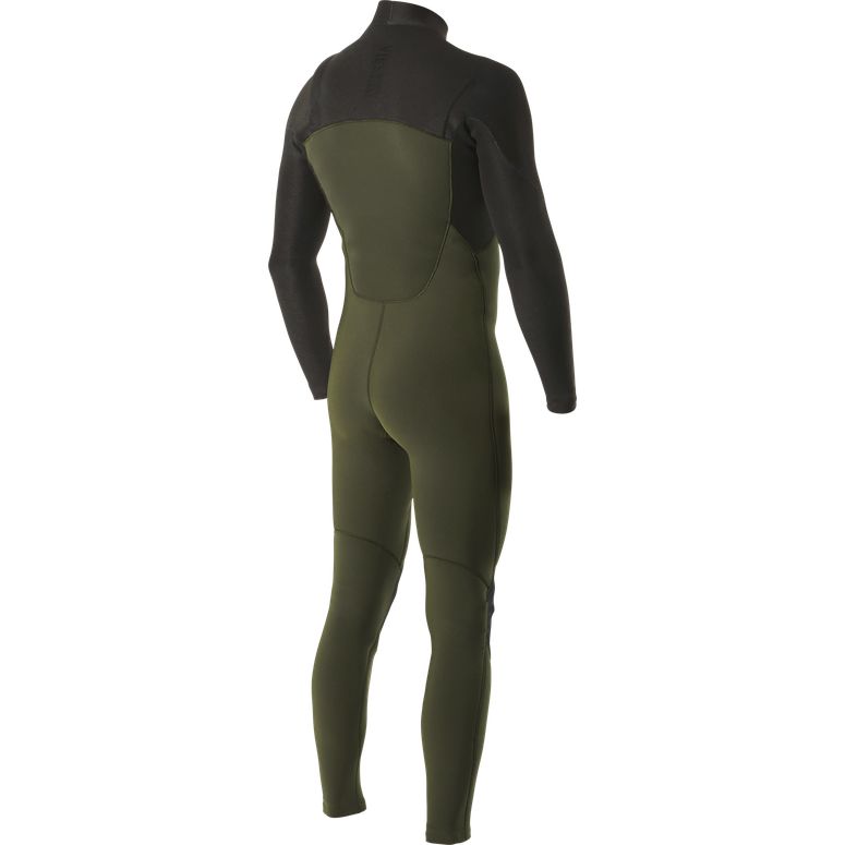 Wetsuit for high-performance surfing, High Seas 4/3 No Zip Full Suit Tarp with I-Foam neoprene, unmatched flexibility, eco-friendly materials.