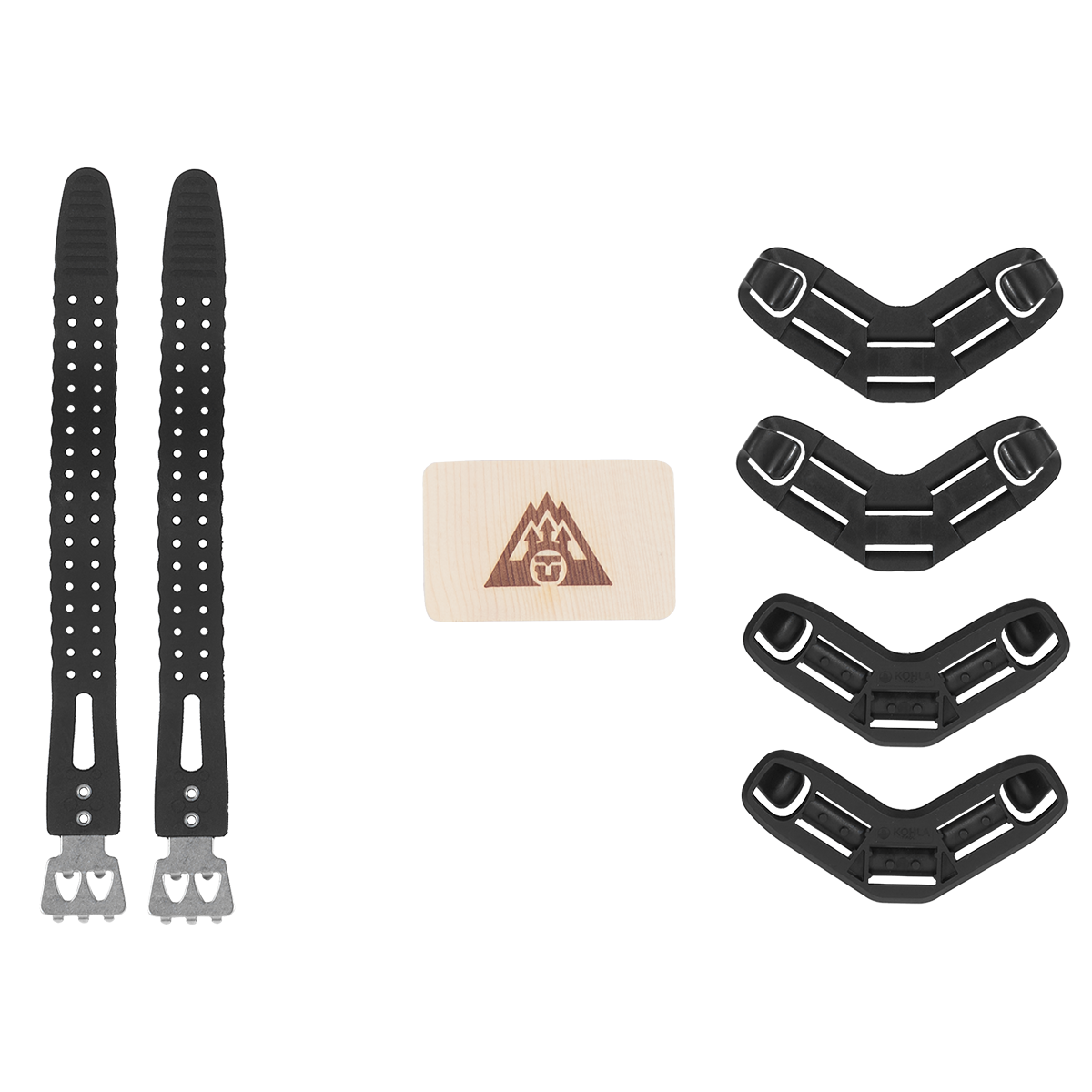 Butterfly clip replacement kit for Union splitboarding skins with versatile fit.