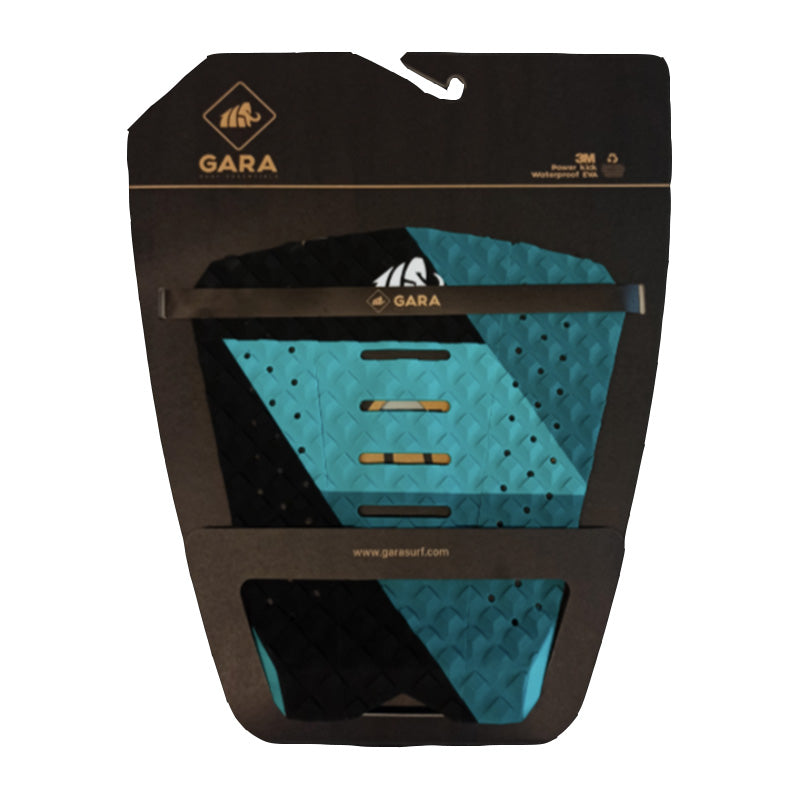 LIVE TRACTION CYAN surfboard traction pads for enhanced grip and speed.