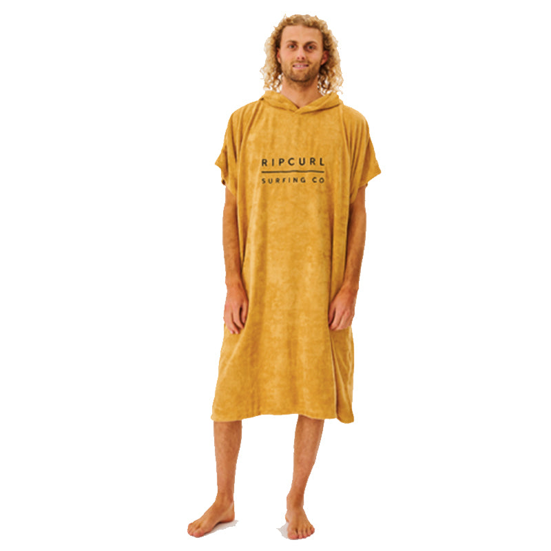 MIX UP HOODED TOWEL MUSTARD