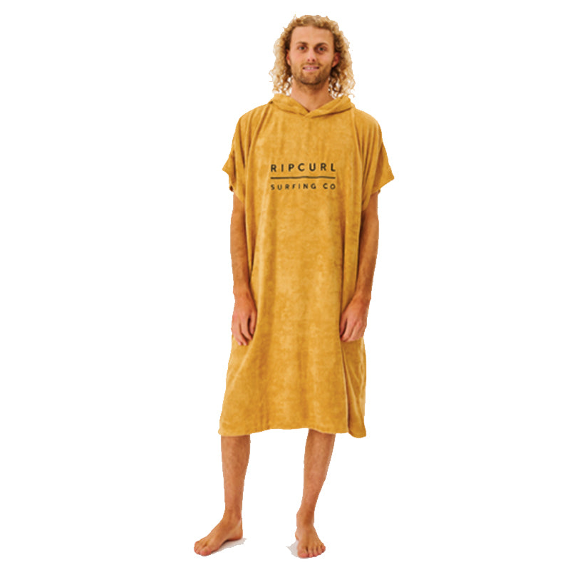 MIX UP HOODED TOWEL MUSTARD