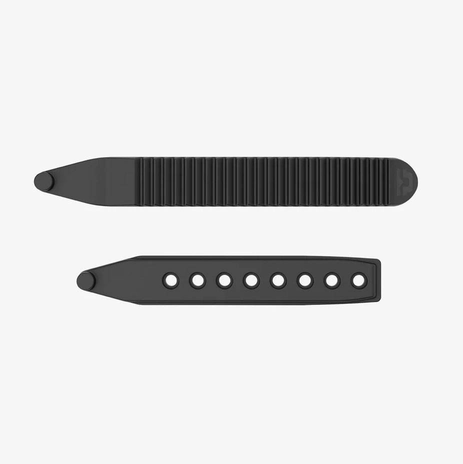Toe sawblade and connector set made from durable Dupont Hytrel material.