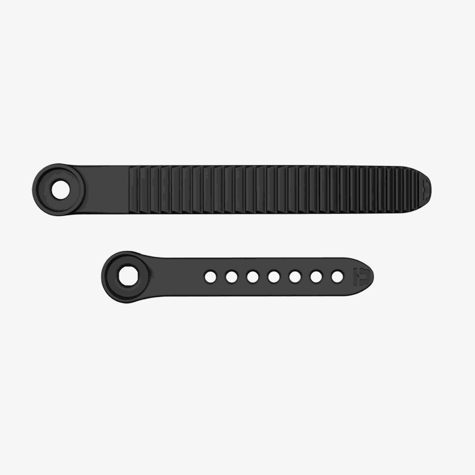 ANKLE SAWBLADE AND ANKLE CONNECTOR NEW GENERATION - Durable Dupont Hytrel, compatible with Union Bindings, includes two sawblades and connectors.
