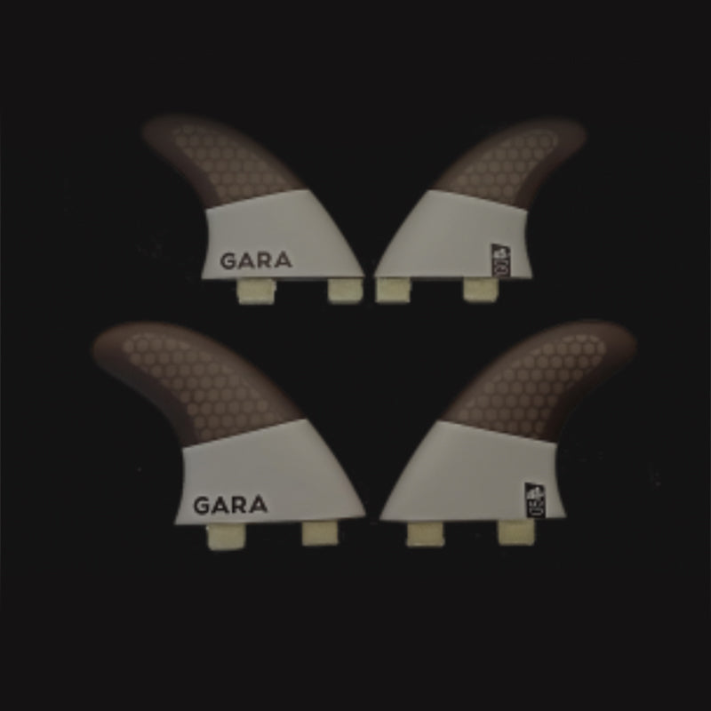 GARA SURF GQ QUAD FINS (FCS COMPATIBLE)