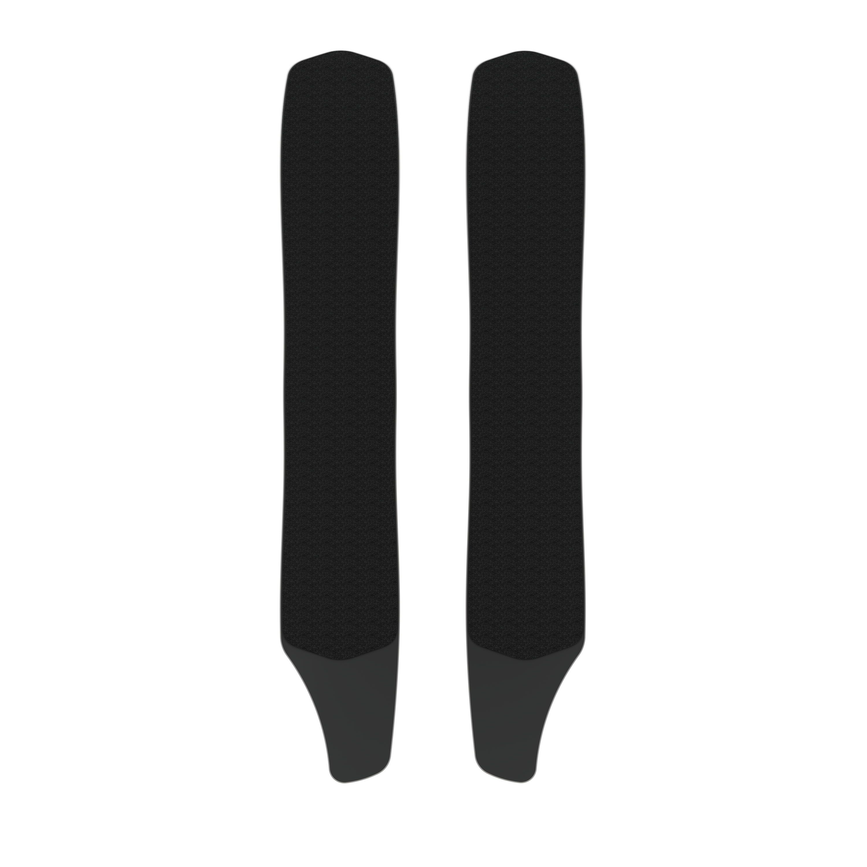 ROVER APPROACH SKIS, lightweight, black, designed for easy transitions, integrated climbing skins.