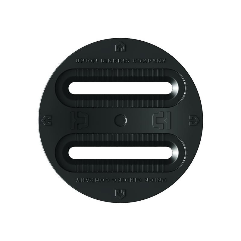 3-HOLE DISK for Union Bindings fitting 4x2, 4x4, and 3D board insert patterns.