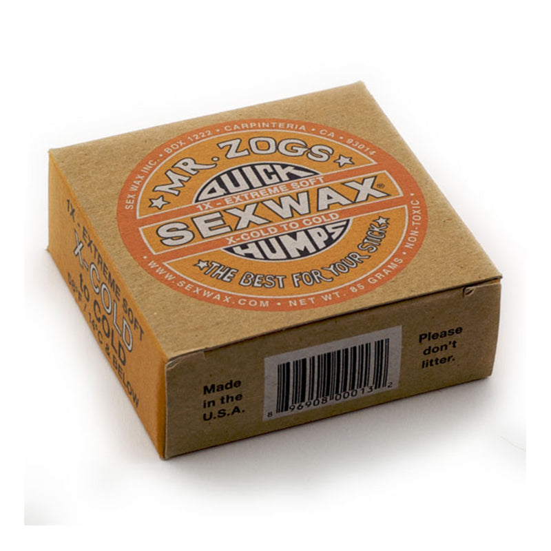 MR.ZOG'S SEXWAX X-Cold Wax for snowboards and skis in original packaging.