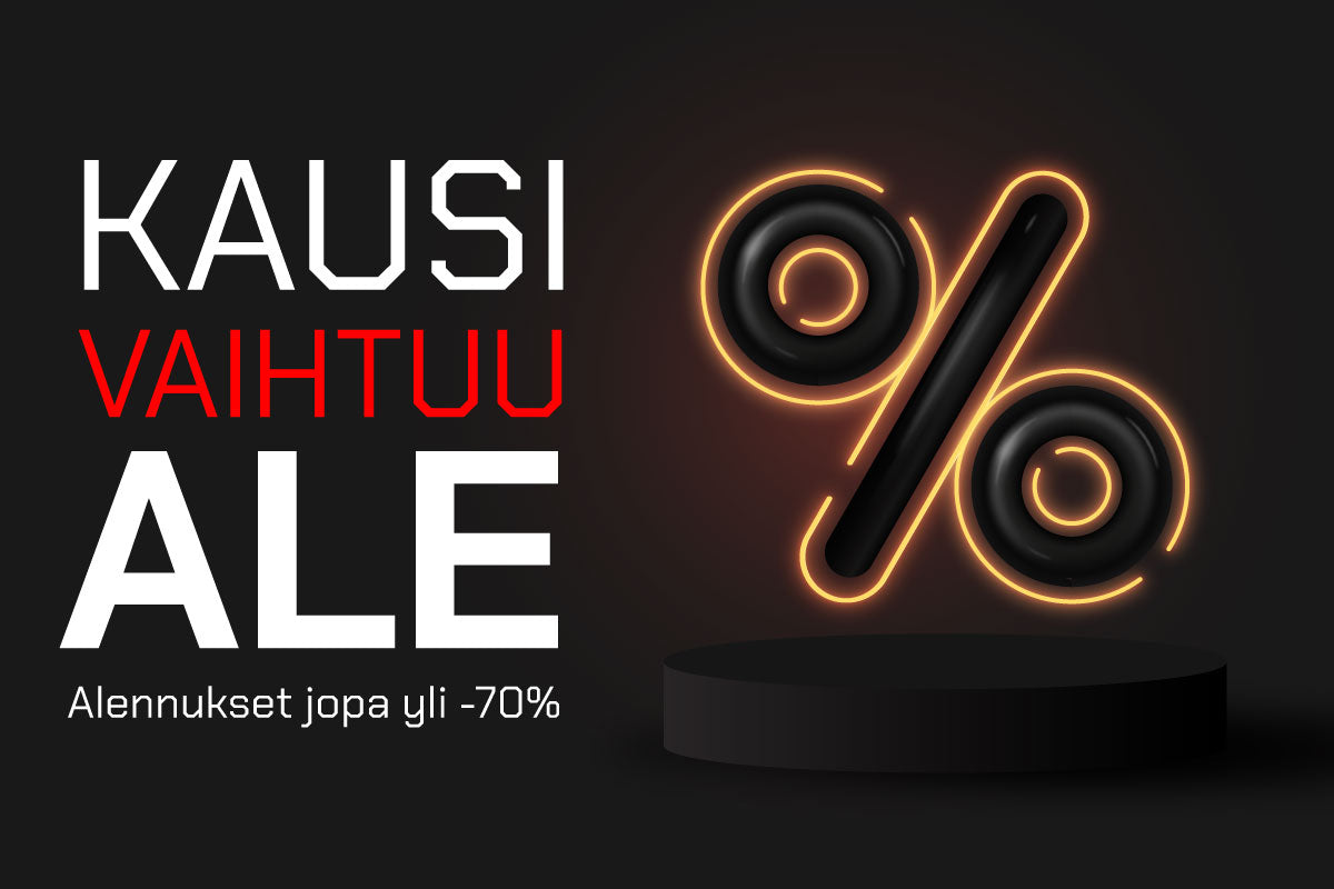 ALE | Lumilautavarusteet / Tuotekohtaiset alennukset -10% ja -80% välillä
