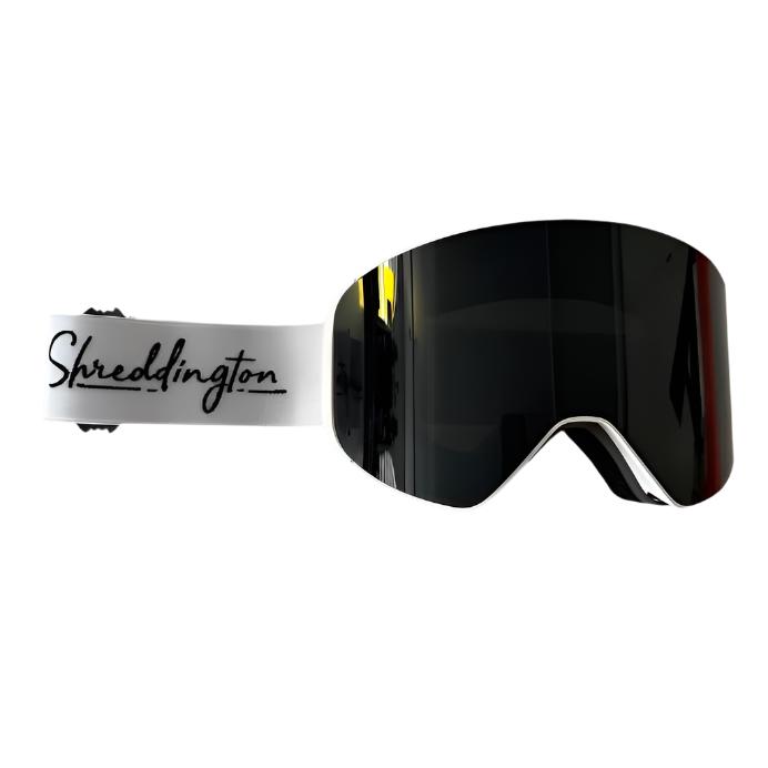 MAGNET WHT snow goggles with helmet compatibility, distortion-free lenses, and ergonomic design.