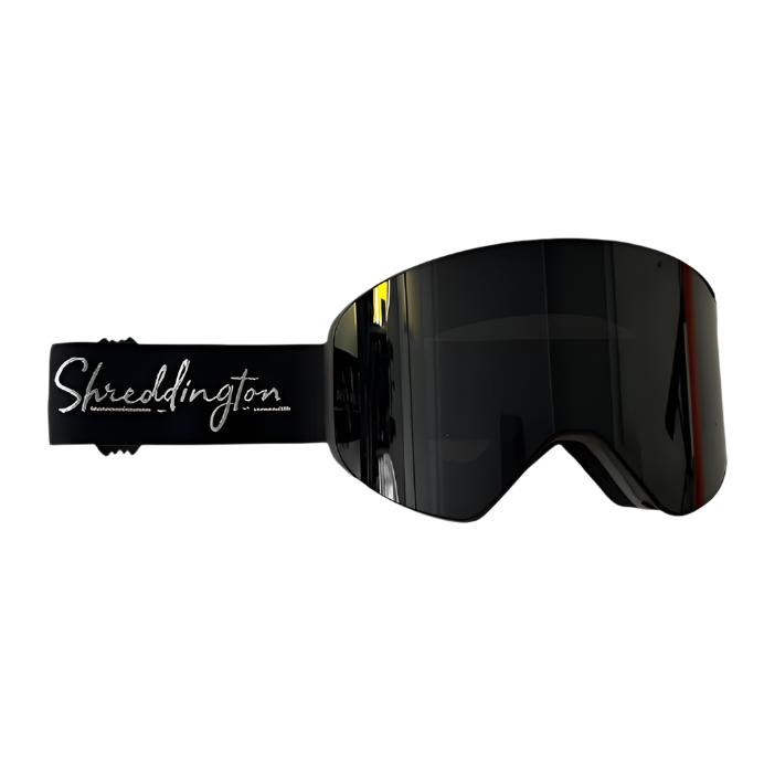 MAGNET BLK snow goggles with interchangeable lenses, ergonomic TPU frame, and anti-fog technology.