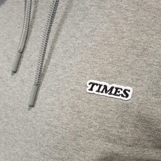 Times Classic Logo Hoodie Grey