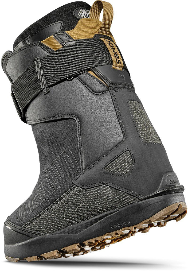 Snowboard boot TM-2 X Jones in black/brown with Vibram outsole and Power Strap.