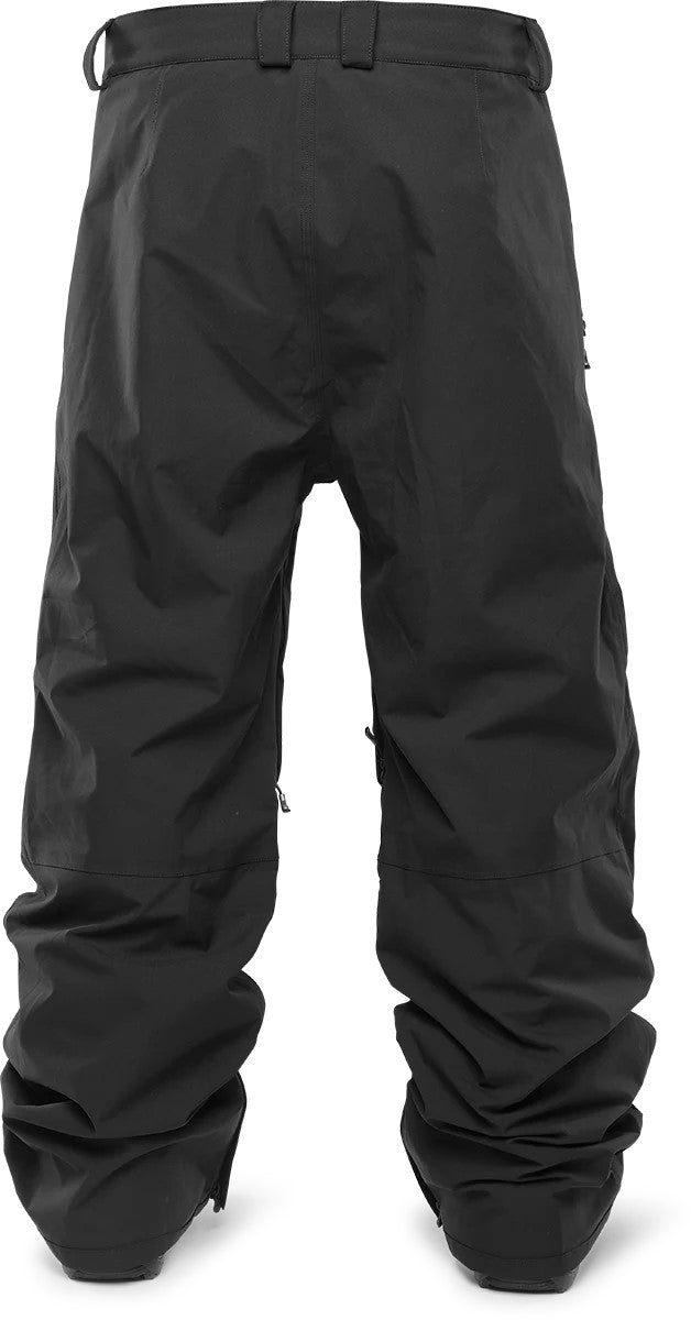 Black Gateway Pant with 15K waterproofing and loose fit design for snowboarding.