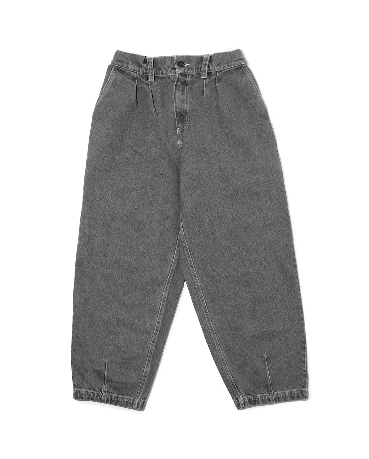 Ballon Pants Grey Denim Wash