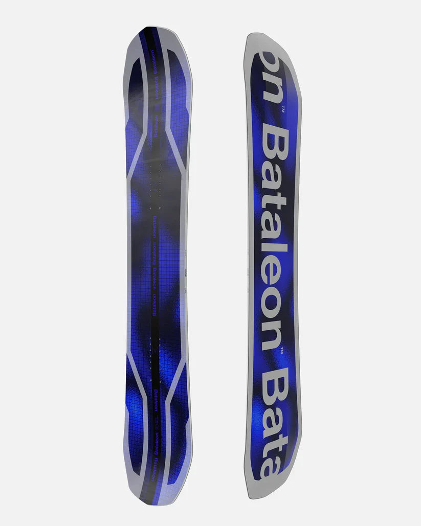 GOLIATH 24/25 snowboard with directional twin, medium camber, and advanced 3D shaping for versatile freeride and freestyle performance.