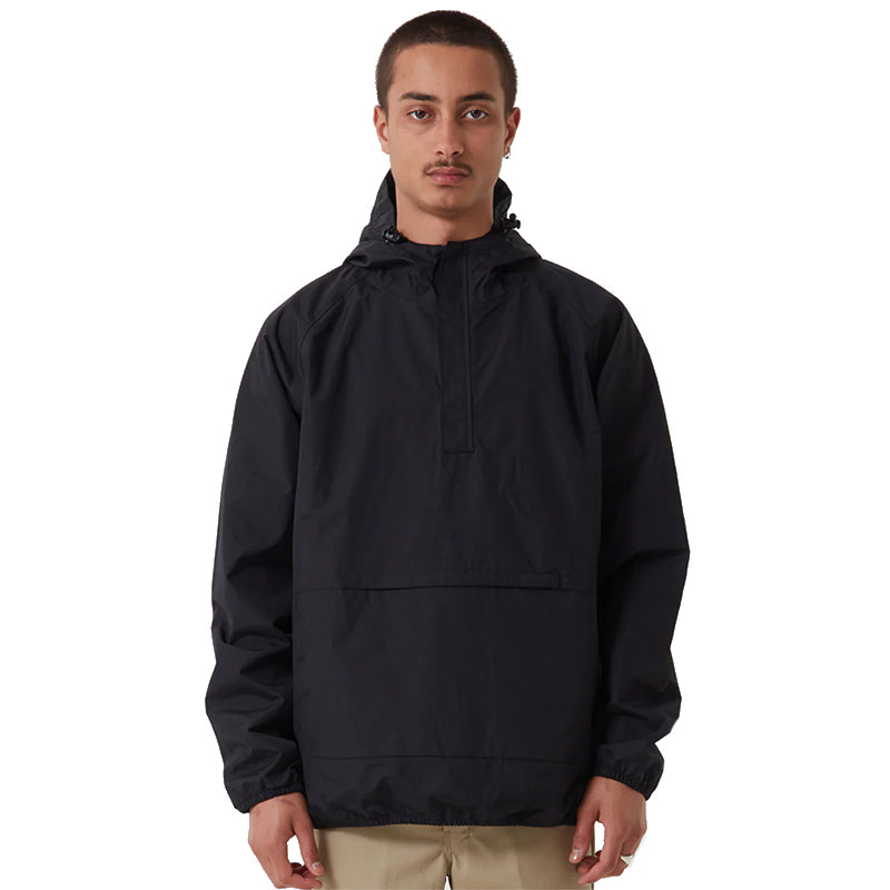 Smithfield Anorak JKT, men's waterproof breathable quarter zip jacket with hood.