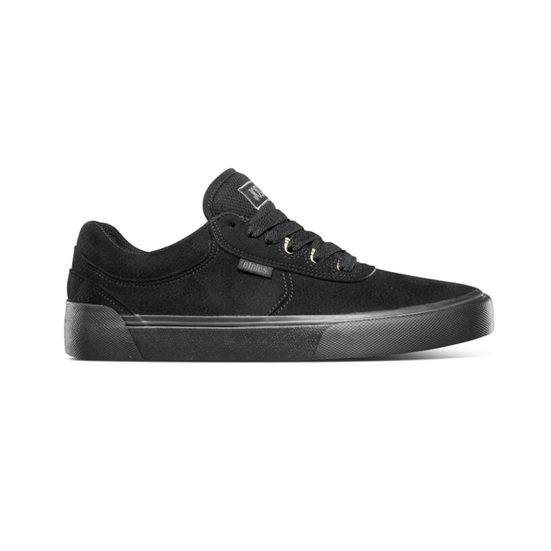 Etnies JOSLIN VULC Skeittikengät with Michelin Vulc outsole in black, side view.