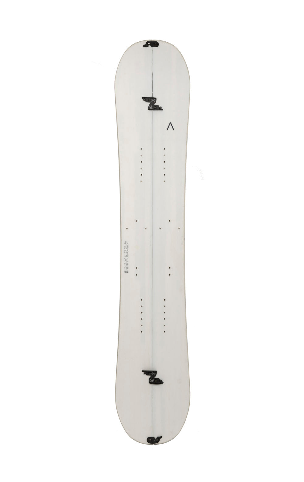 FJELL MT1230 split snowboard full twintip camrock profile with poplar wood core and sintered base.