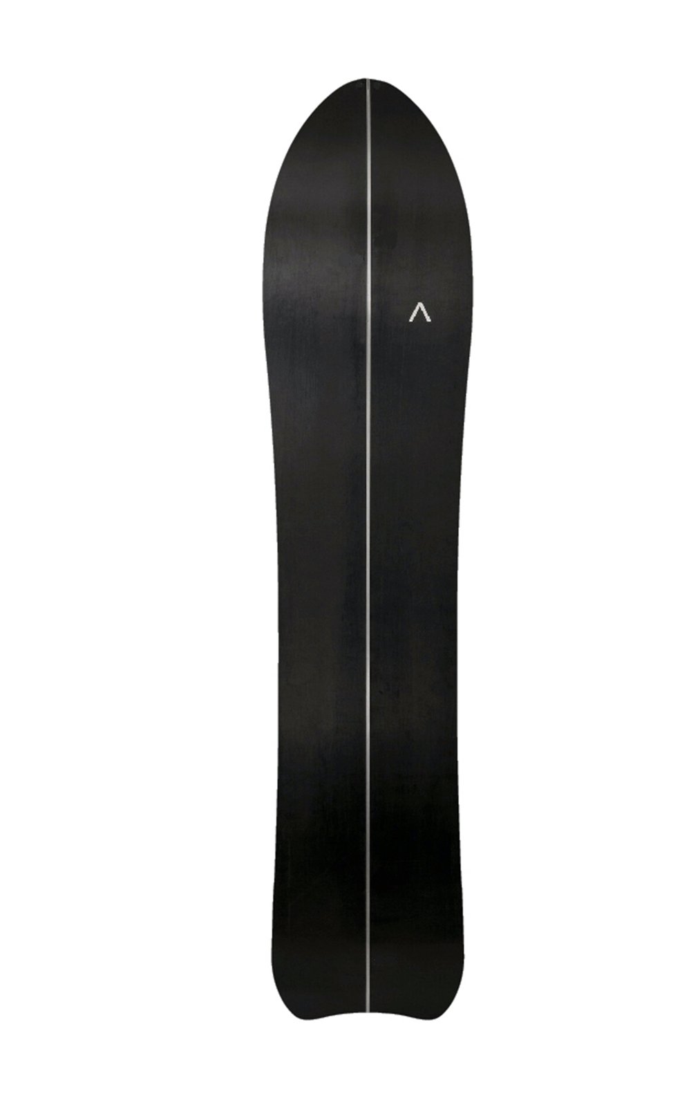 FJELL snowboards MT1180s splitboard, directional shape, rocker nose, camber profile, sintered base, stiff flex, eco epoxy resin, 150cm length.
