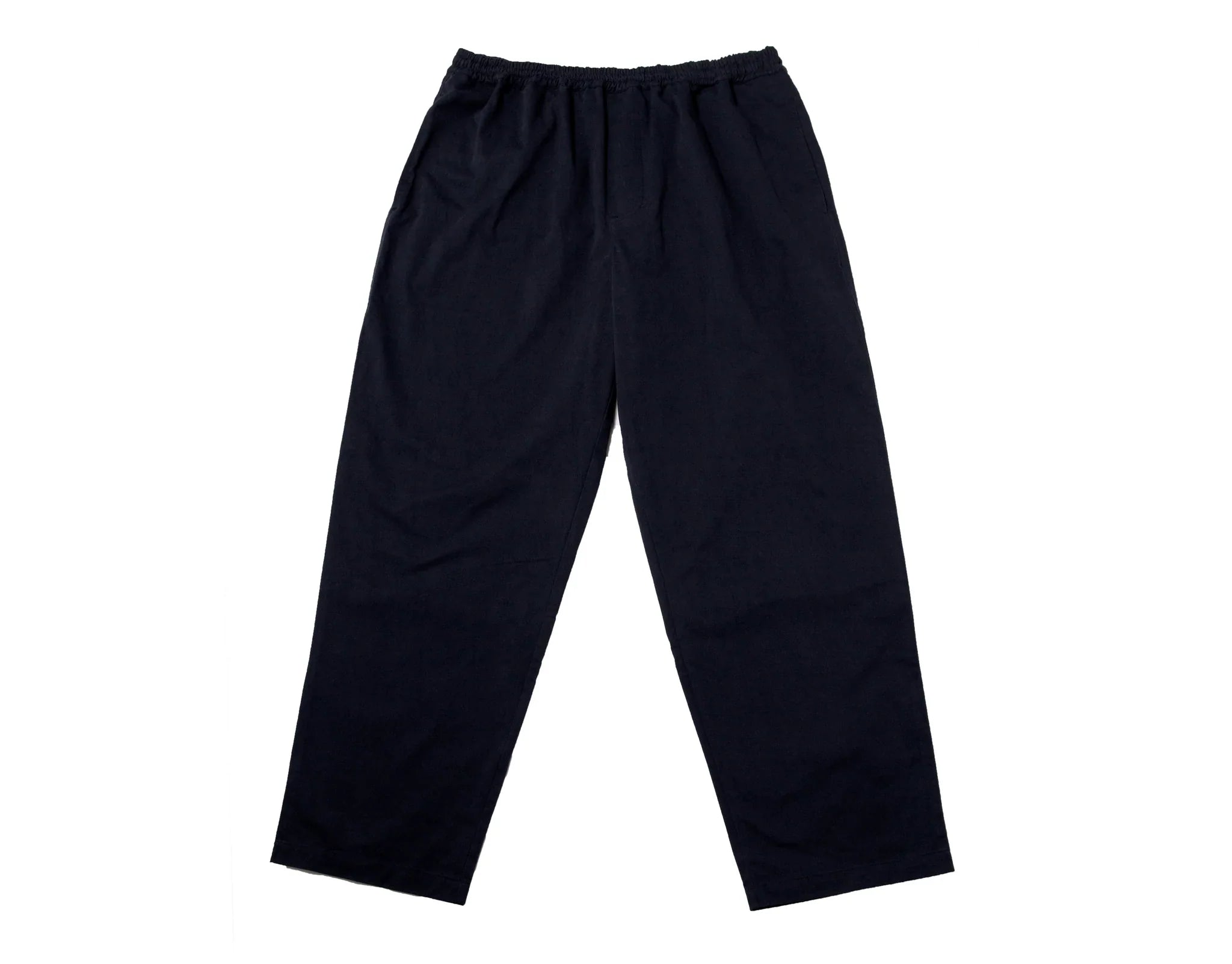 Grand Collection cotton pant with elastic waist, side and back pockets.