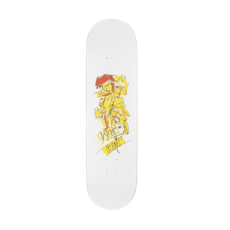 SK8ERS ARGH 8.5" skateboard deck with artwork by Antti Heikkinen, featuring low concave design.