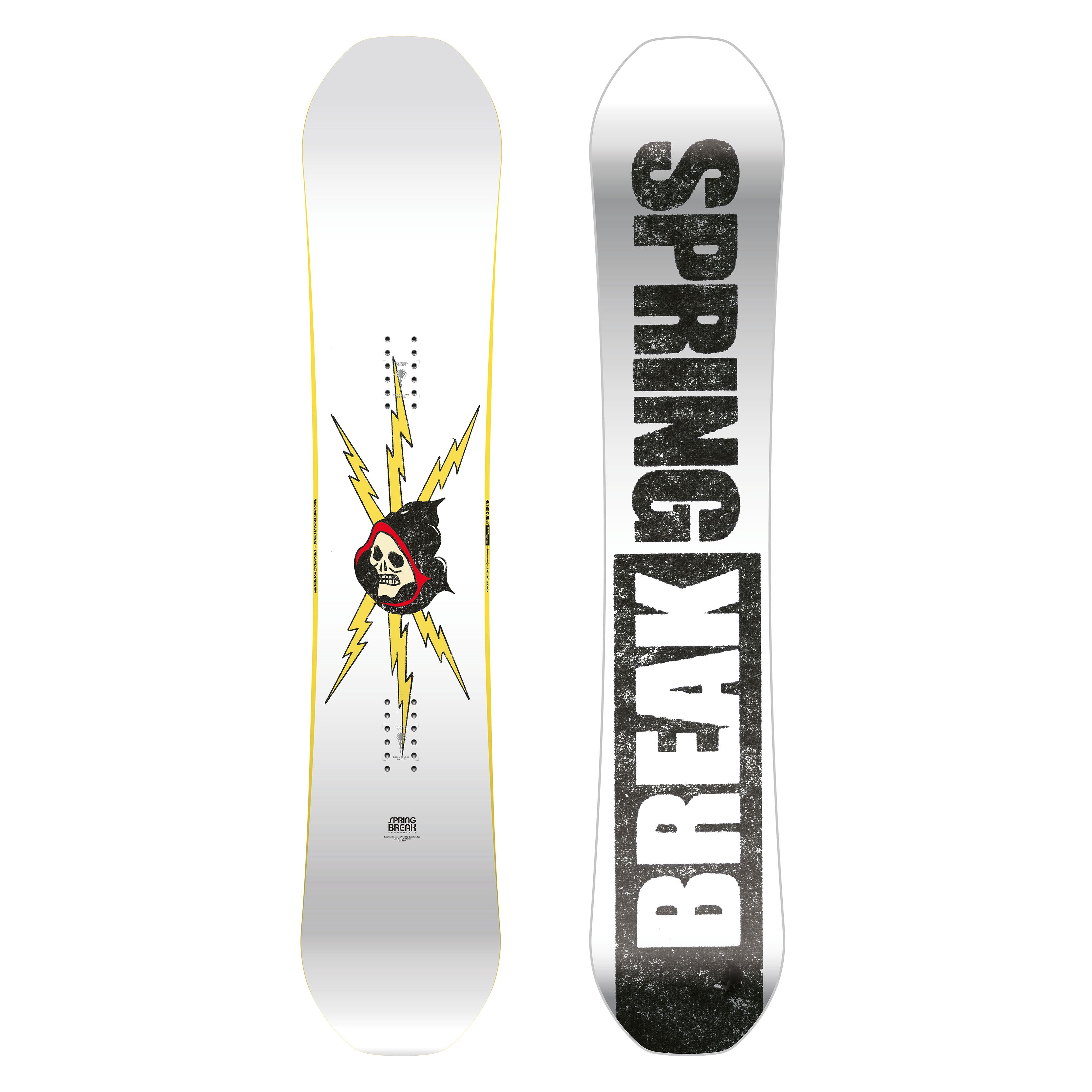 SPRING BREAK – RESORT TWIN 24/25 snowboard with unique graphics.