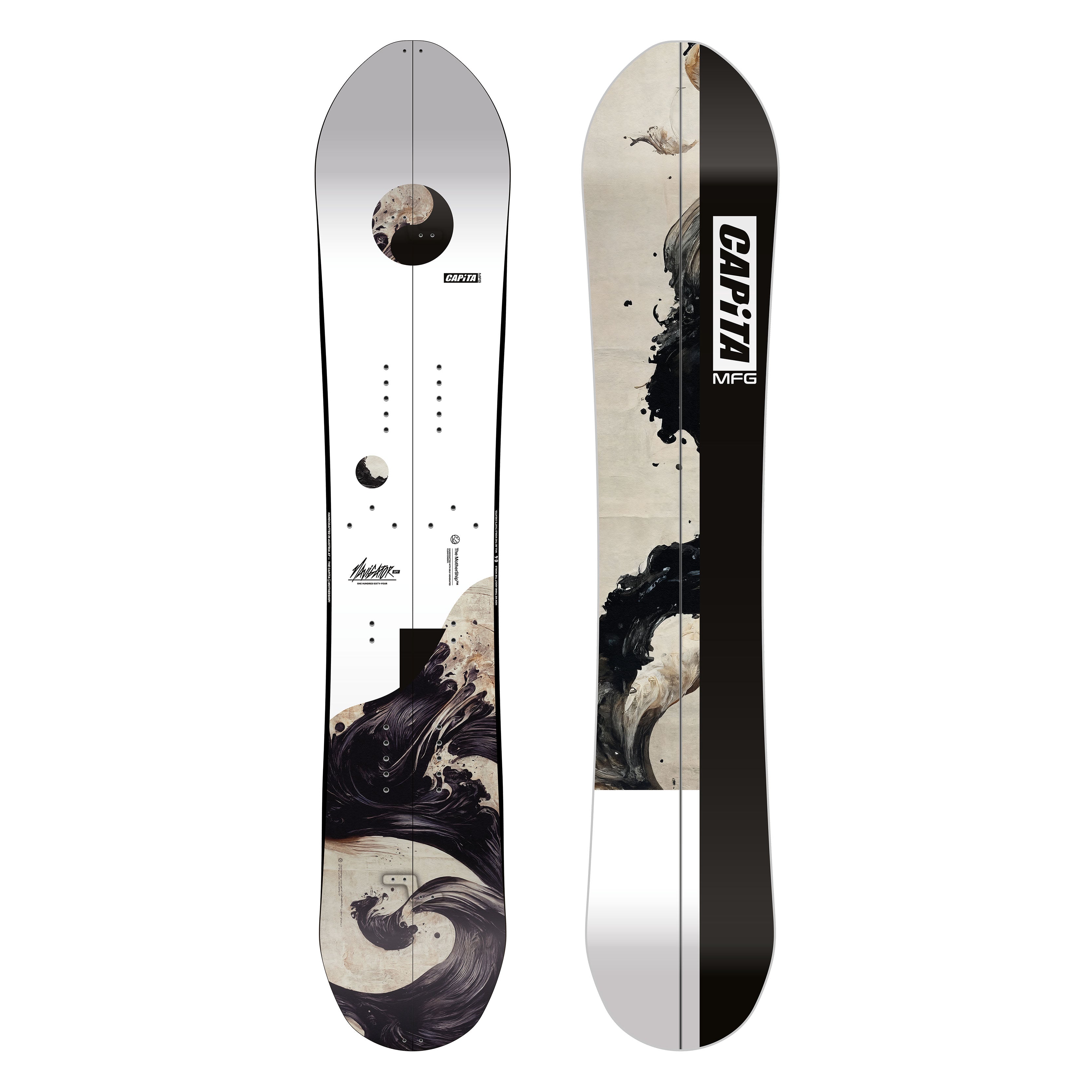 NAVIGATOR SPLIT 24/25 snowboard, directional hybrid camber, split board for powder and resort, CAPiTA collection.