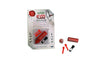 EQ SEALS Earplugs packaging and contents including plugs, applicator, and carry tube.