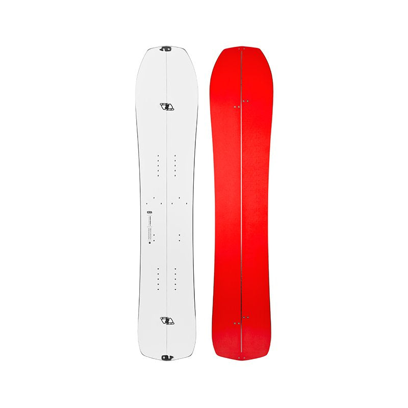 TRANSITION FINDER SPLIT snowboard with versatile design for freestyle and freeride backcountry.