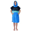 Kids printed hooded towel poncho for beach drying and changing.